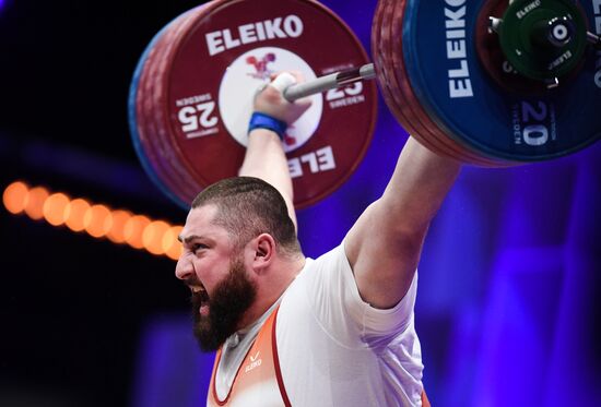 Russia Weightlifting European Championships