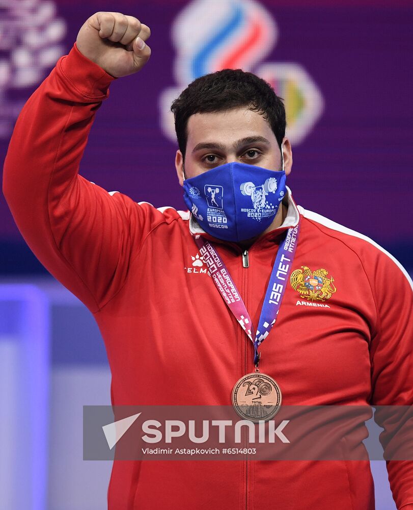 Russia Weightlifting European Championships