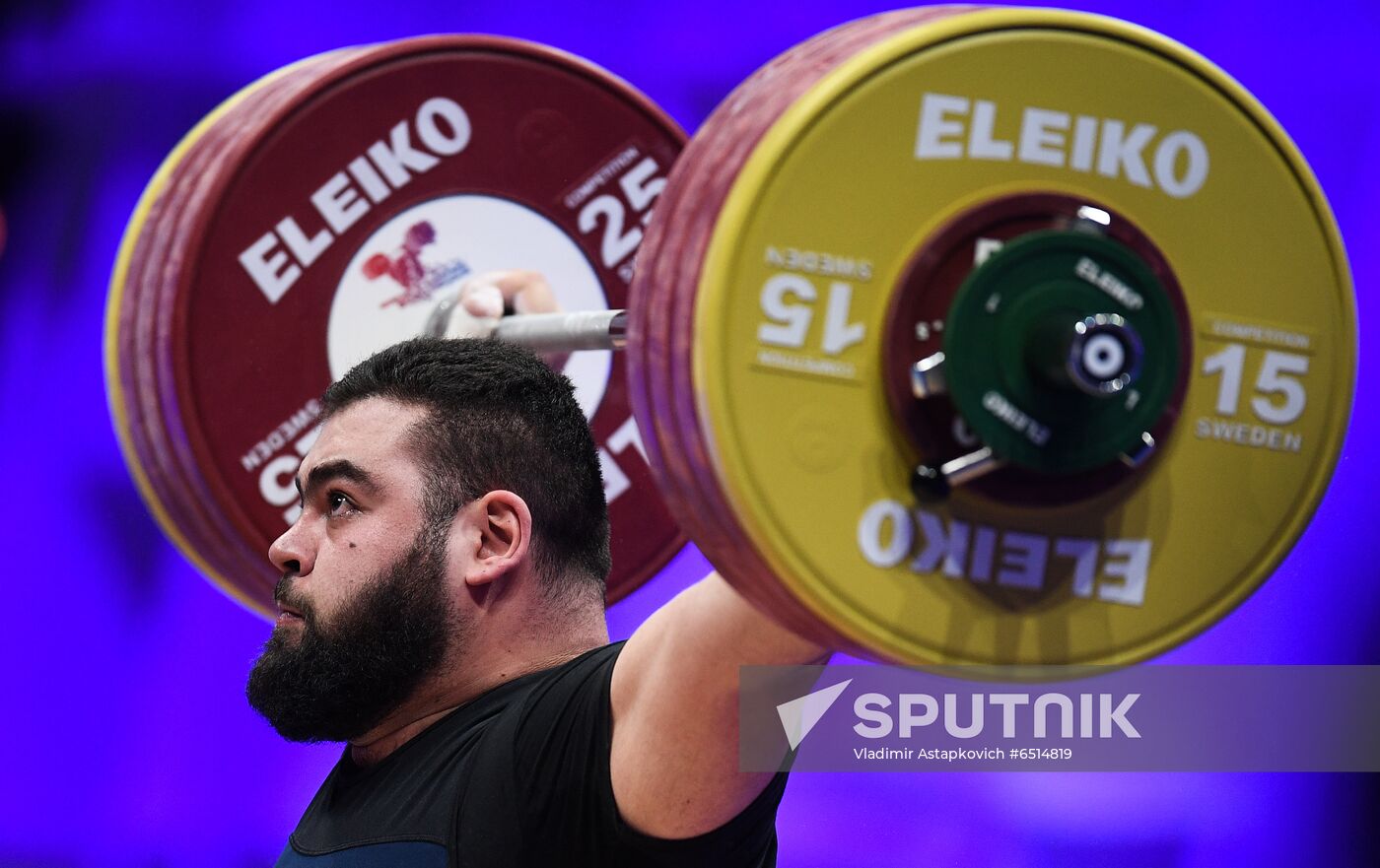 Russia Weightlifting European Championships