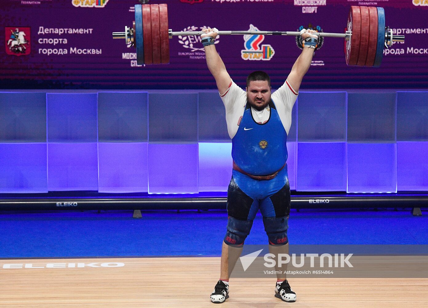 Russia Weightlifting European Championships