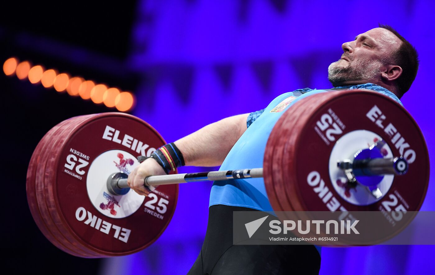 Russia Weightlifting European Championships