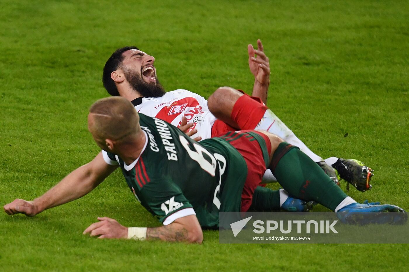 Russia Soccer Premier-League Lokomotiv - Spartak