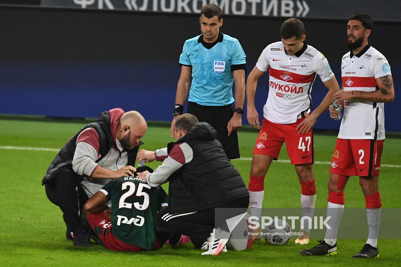 Russia Soccer Premier-League Lokomotiv - Spartak