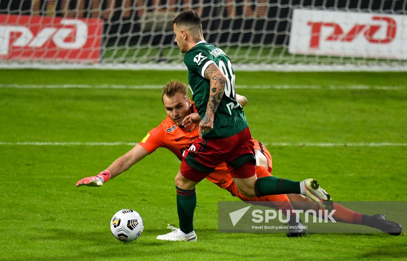 Russia Soccer Premier-League Lokomotiv - Spartak