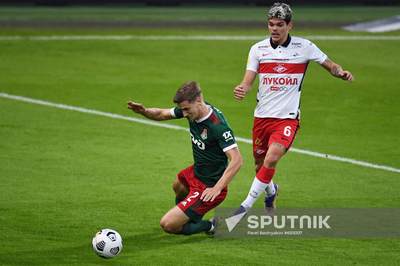 Russia Soccer Premier-League Lokomotiv - Spartak