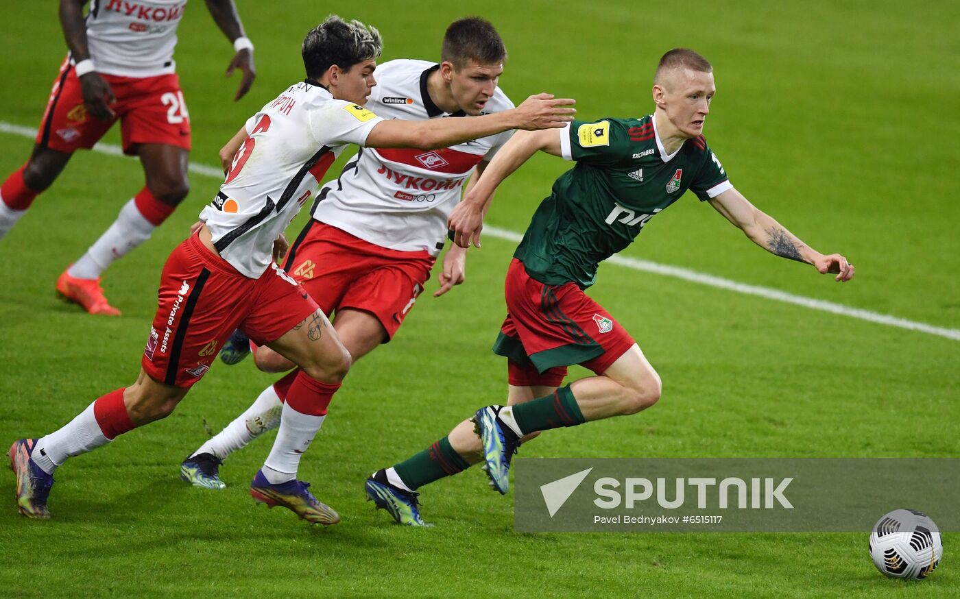 Russia Soccer Premier-League Lokomotiv - Spartak