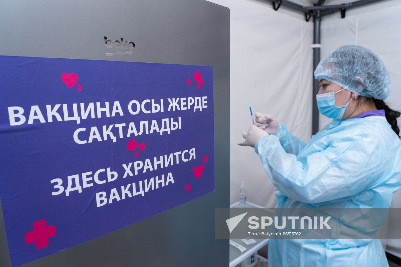 Kazakhstan Russia Coronavirus Vaccination 