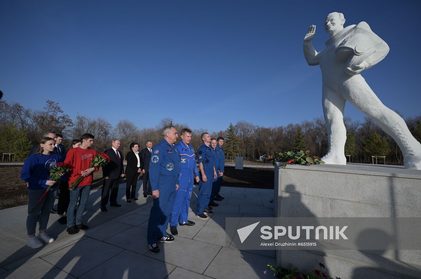 Russia Putin Cosmonautics Day