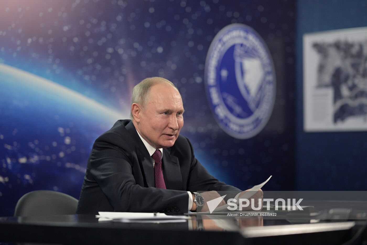 Russia Putin Cosmonautics Day