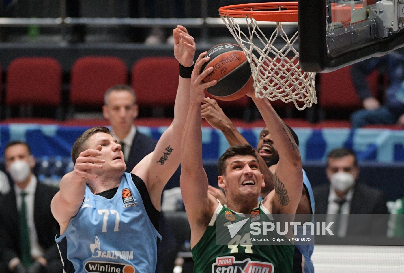 Russia Basketball Euroleague Zenit- Panathinaikos