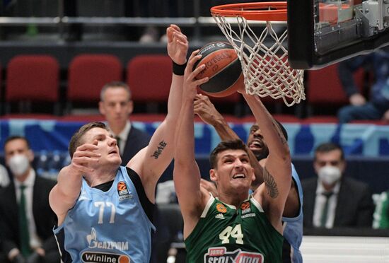 Russia Basketball Euroleague Zenit- Panathinaikos