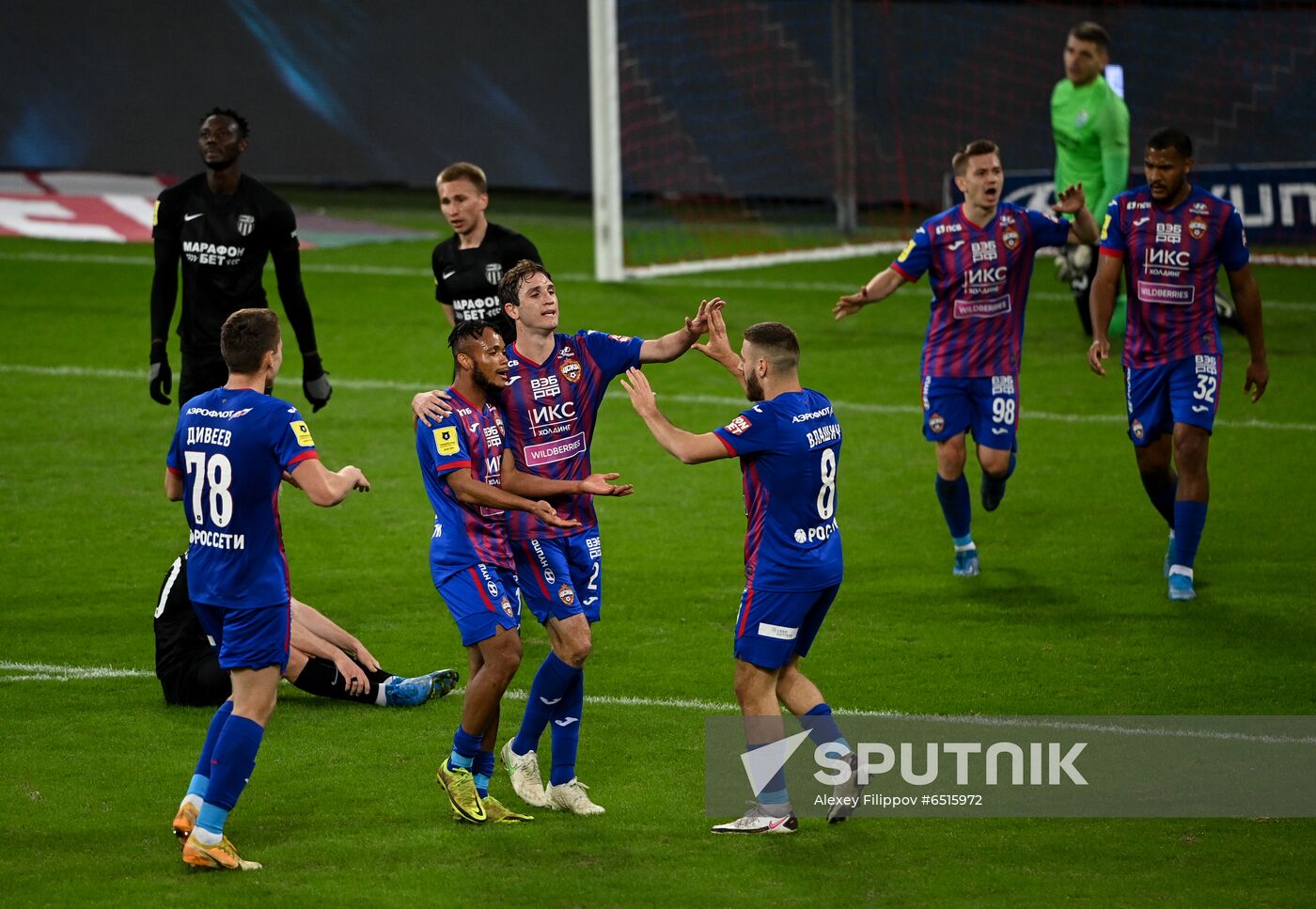 Russia Soccer Premier-League CSKA - Rotor