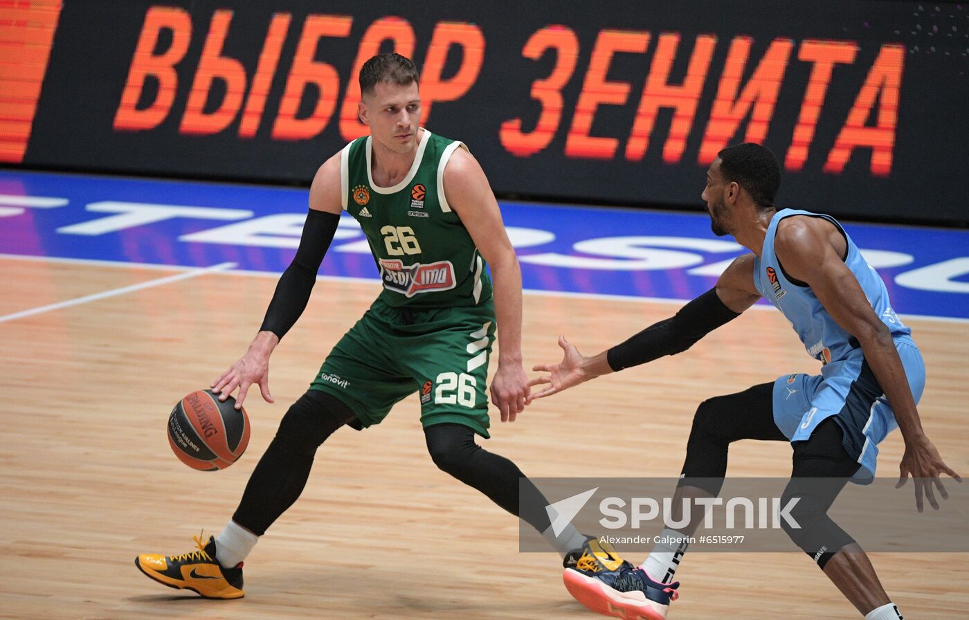 Russia Basketball Euroleague Zenit- Panathinaikos