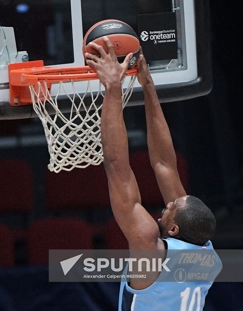 Russia Basketball Euroleague Zenit- Panathinaikos