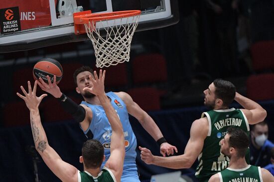 Russia Basketball Euroleague Zenit- Panathinaikos