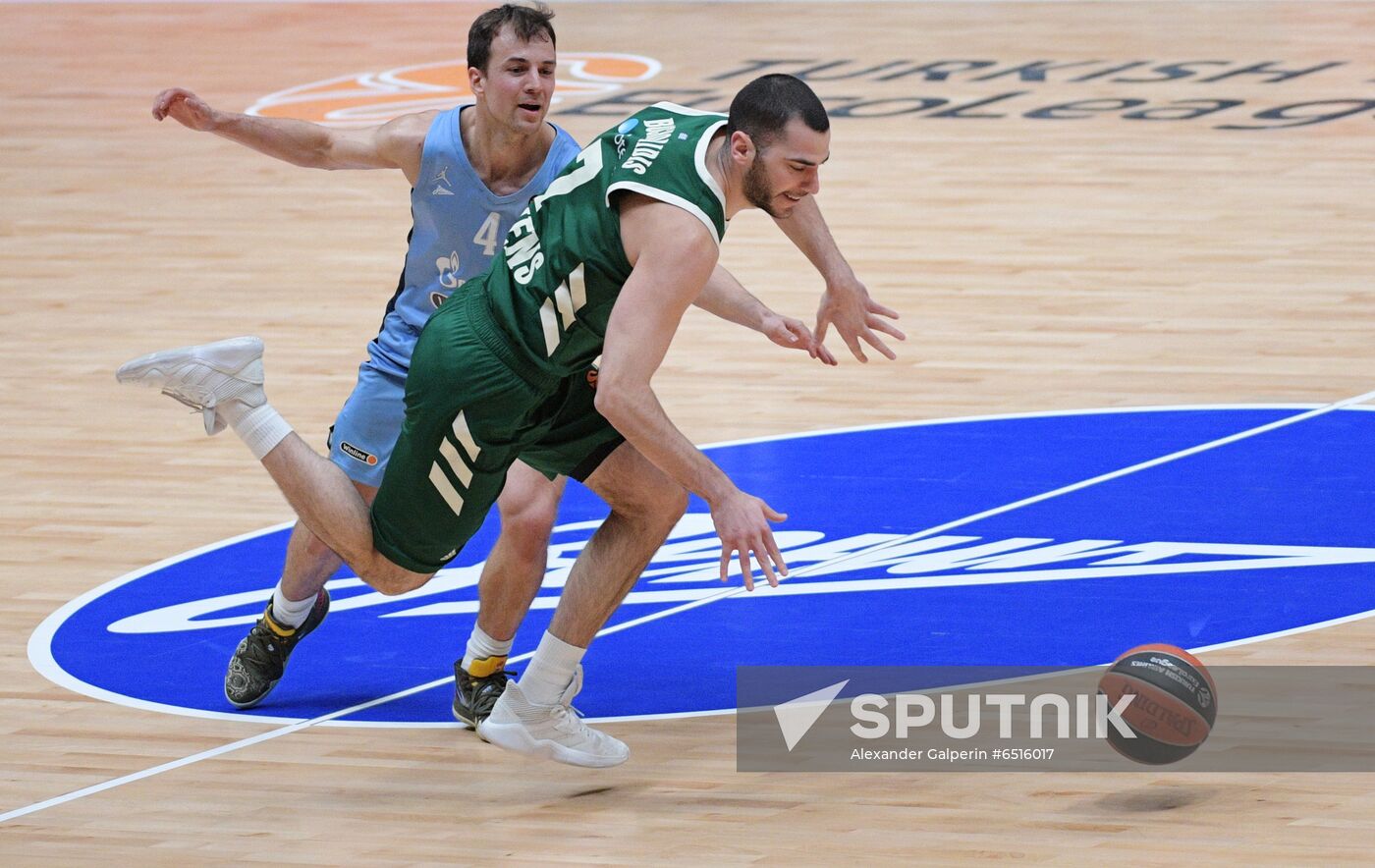 Russia Basketball Euroleague Zenit- Panathinaikos