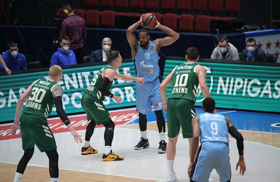 Russia Basketball Euroleague Zenit- Panathinaikos