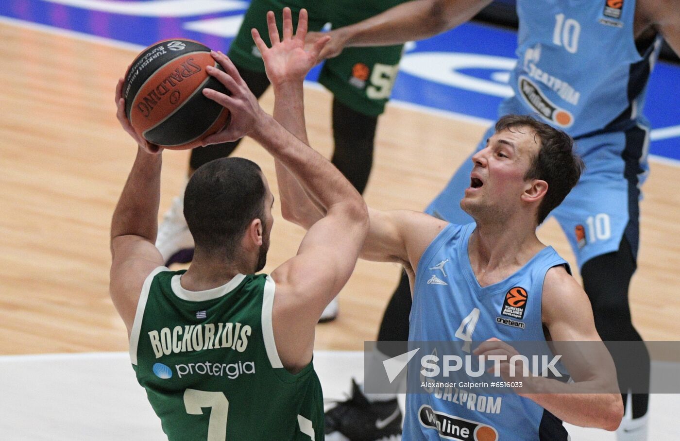 Russia Basketball Euroleague Zenit- Panathinaikos
