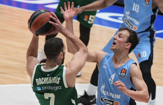 Russia Basketball Euroleague Zenit- Panathinaikos