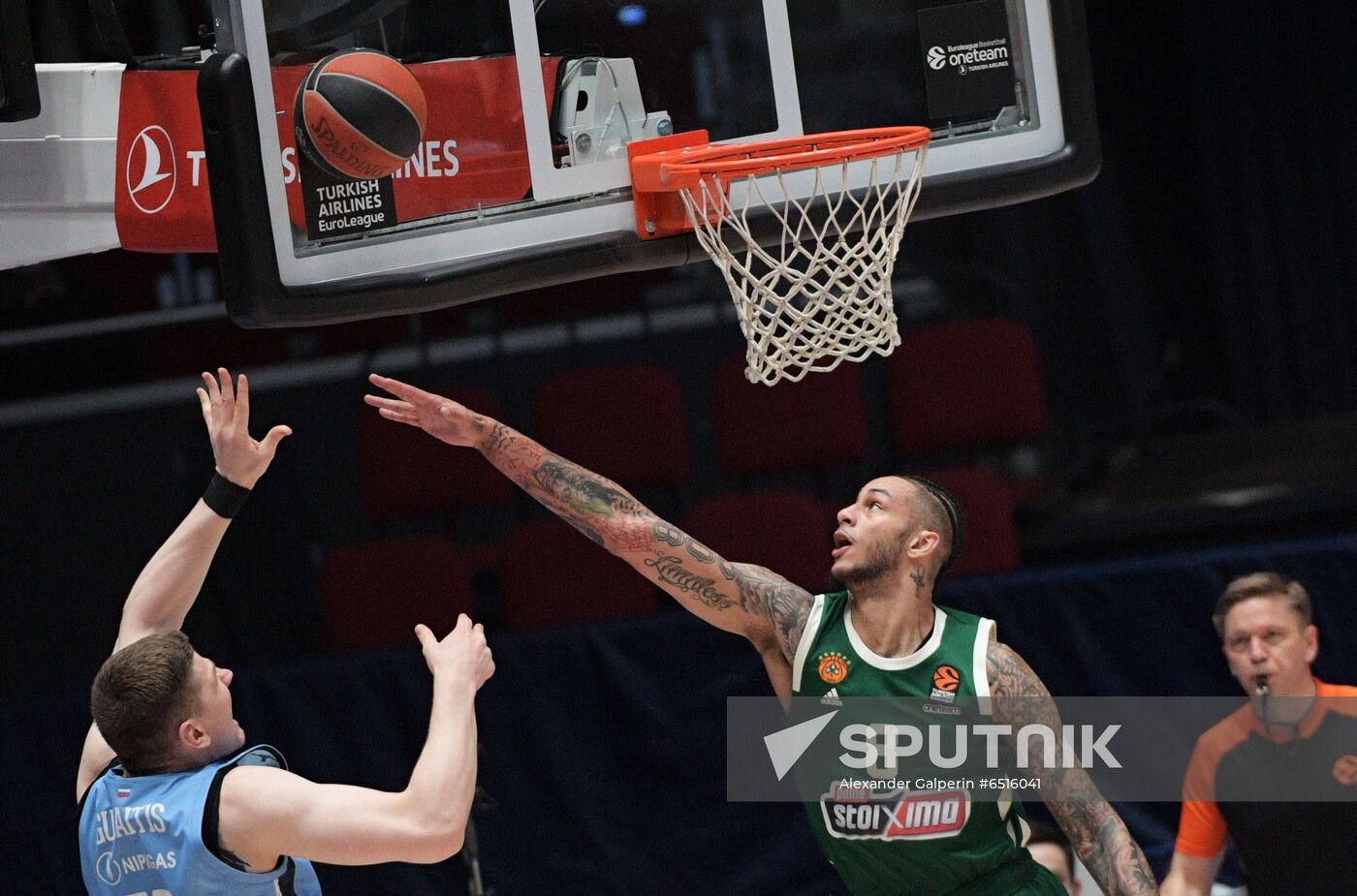 Russia Basketball Euroleague Zenit- Panathinaikos