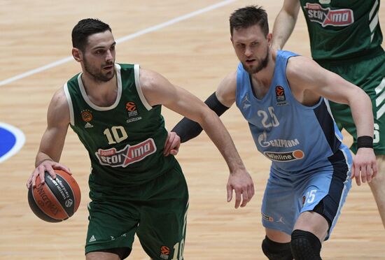 Russia Basketball Euroleague Zenit- Panathinaikos