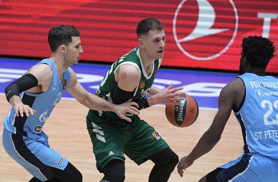 Russia Basketball Euroleague Zenit- Panathinaikos