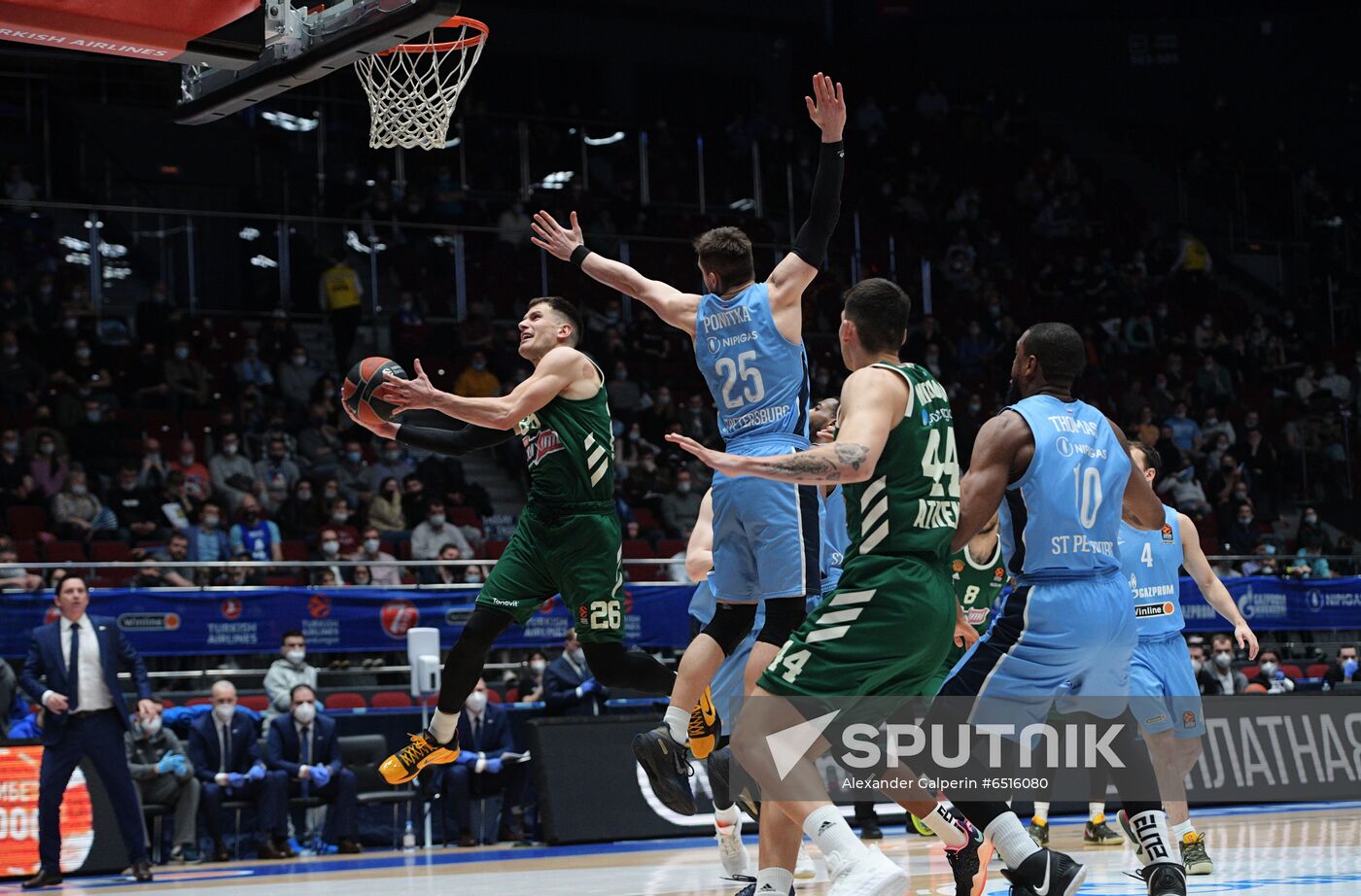 Russia Basketball Euroleague Zenit- Panathinaikos