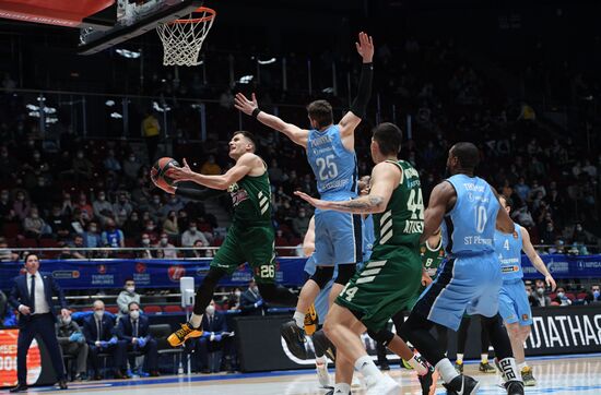 Russia Basketball Euroleague Zenit- Panathinaikos