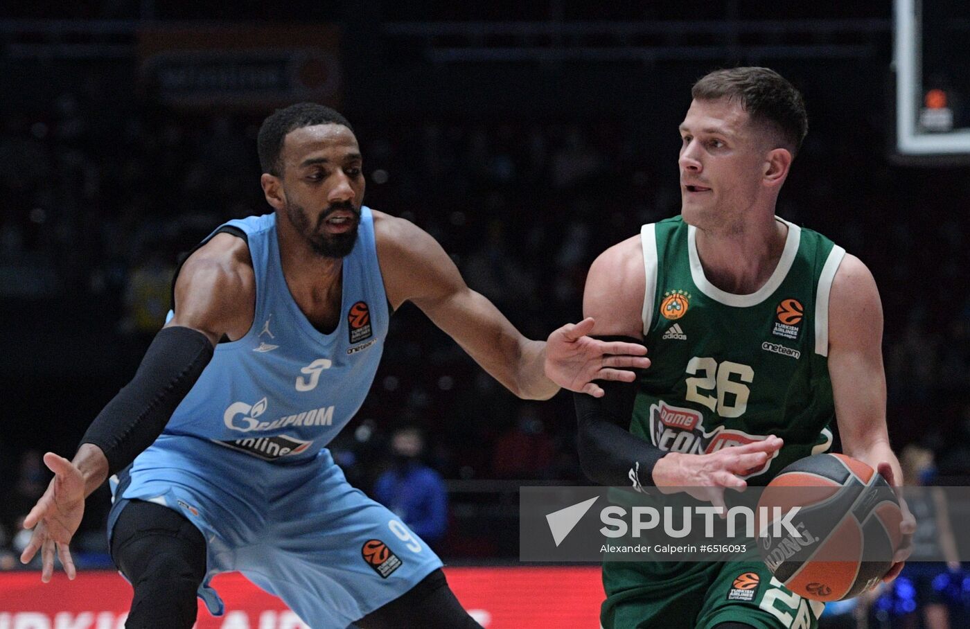 Russia Basketball Euroleague Zenit- Panathinaikos