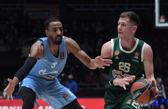 Russia Basketball Euroleague Zenit- Panathinaikos