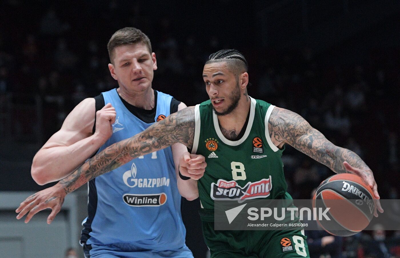Russia Basketball Euroleague Zenit- Panathinaikos