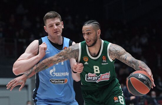 Russia Basketball Euroleague Zenit- Panathinaikos