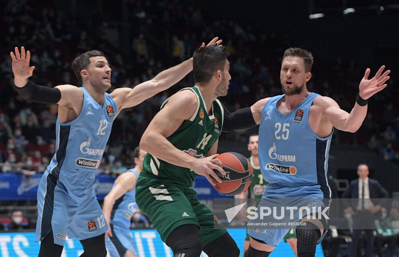 Russia Basketball Euroleague Zenit- Panathinaikos