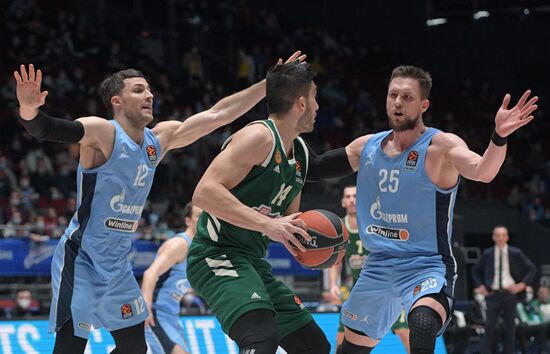 Russia Basketball Euroleague Zenit- Panathinaikos