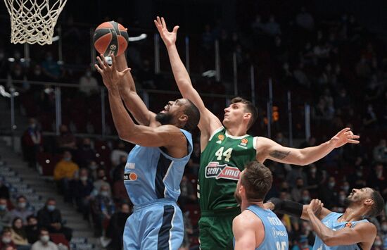 Russia Basketball Euroleague Zenit- Panathinaikos