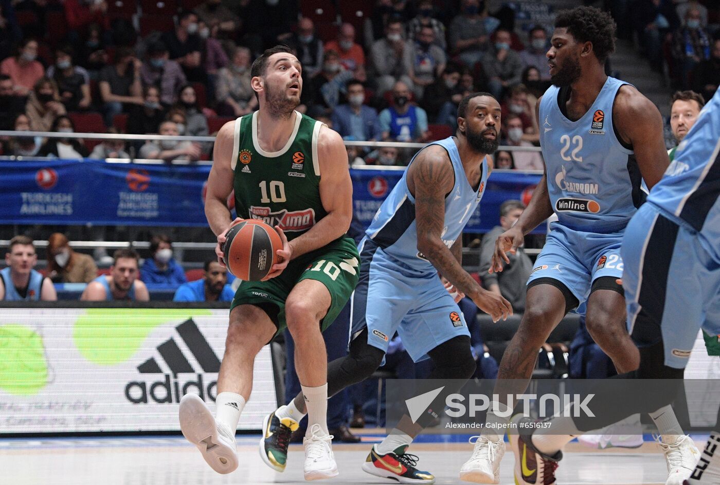 Russia Basketball Euroleague Zenit- Panathinaikos
