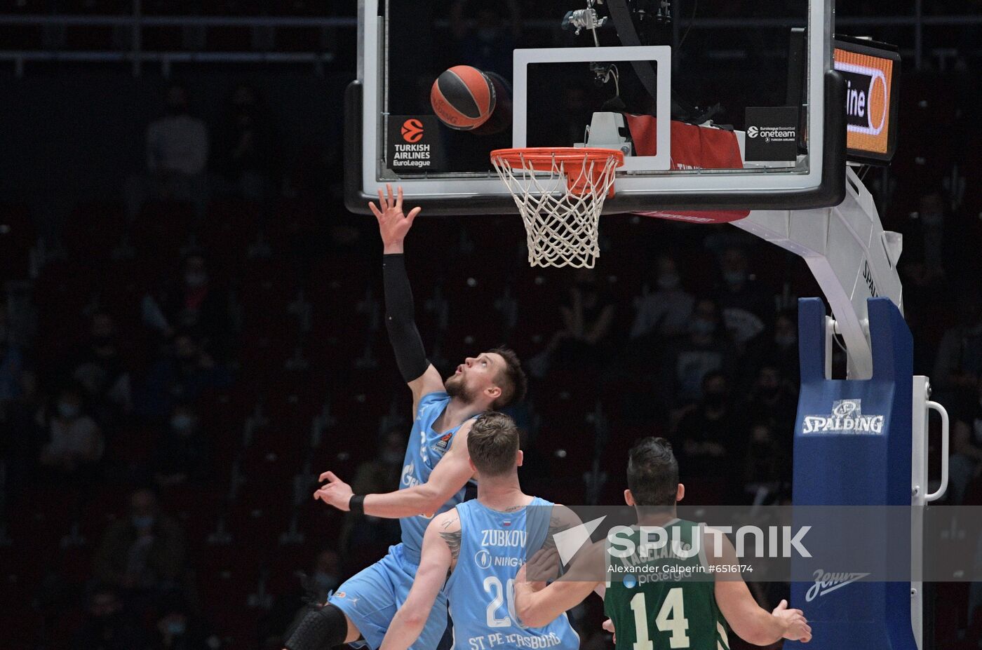 Russia Basketball Euroleague Zenit- Panathinaikos