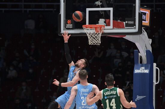 Russia Basketball Euroleague Zenit- Panathinaikos