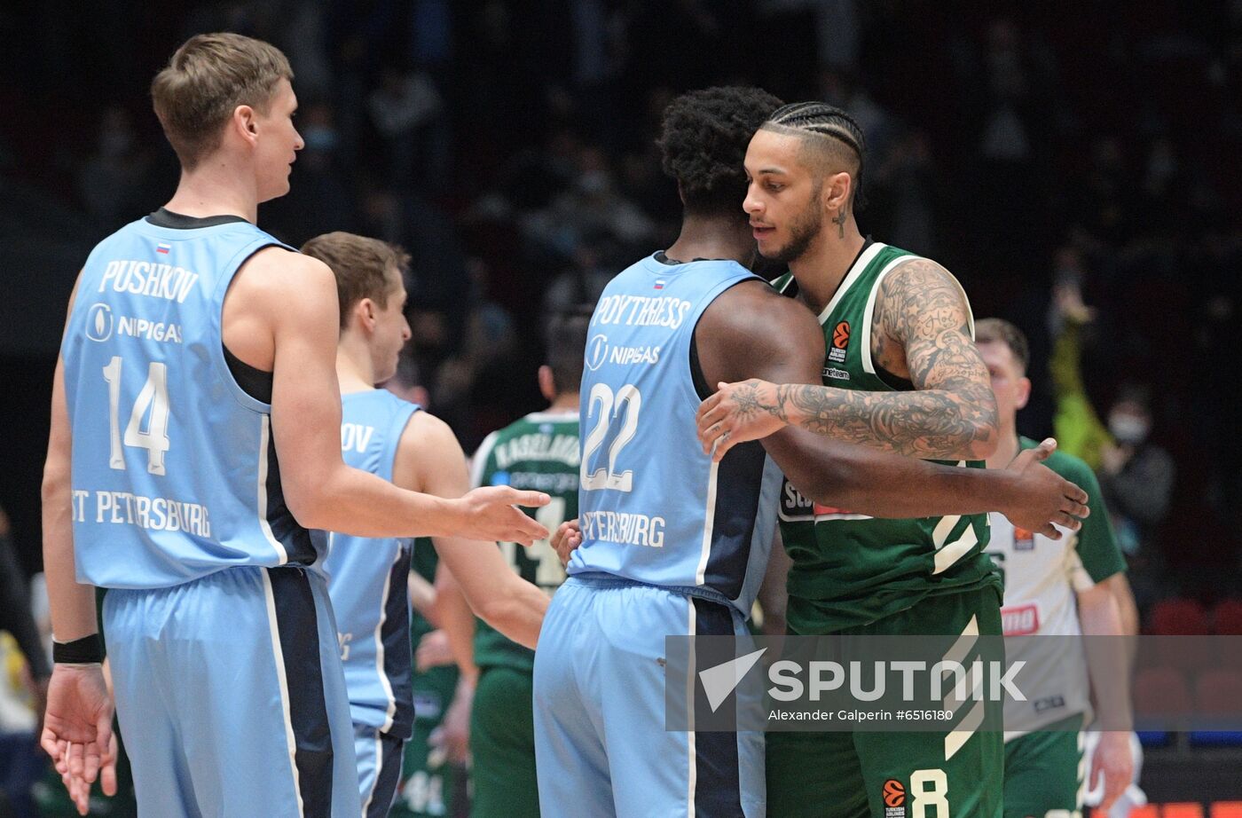 Russia Basketball Euroleague Zenit- Panathinaikos