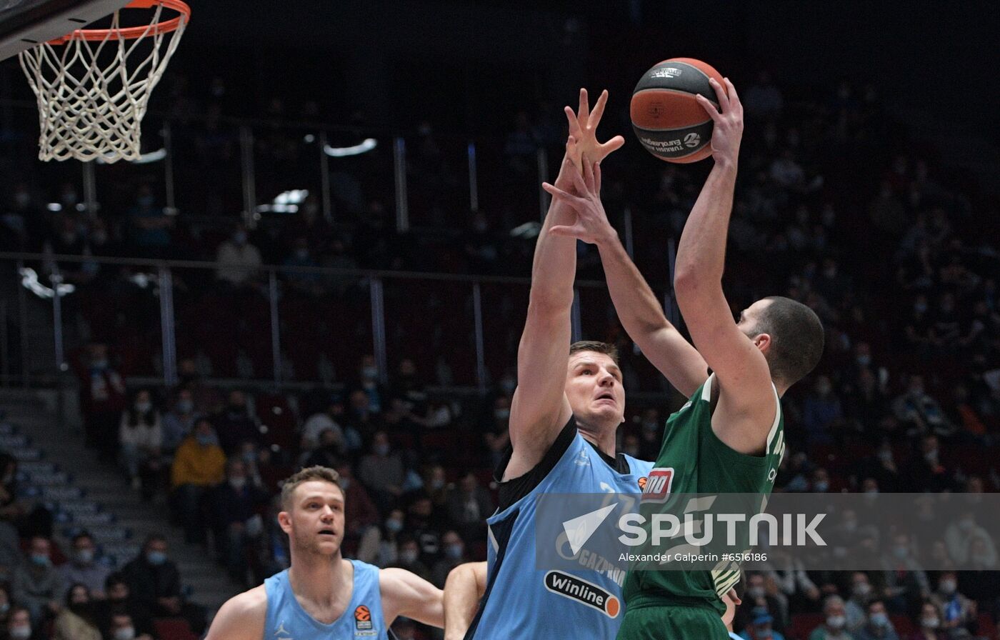 Russia Basketball Euroleague Zenit- Panathinaikos