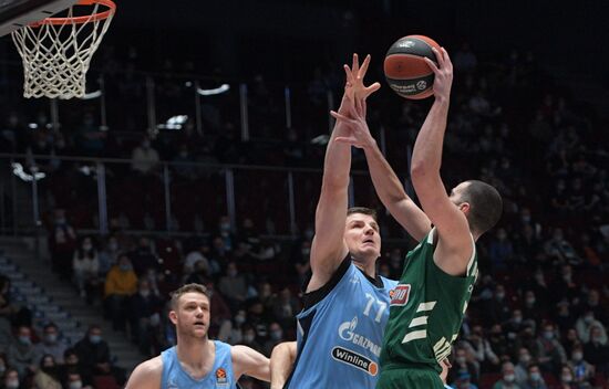 Russia Basketball Euroleague Zenit- Panathinaikos