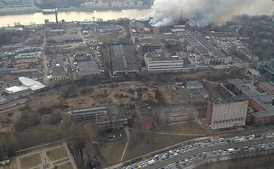 Russia Nevsky Manufactory Fire