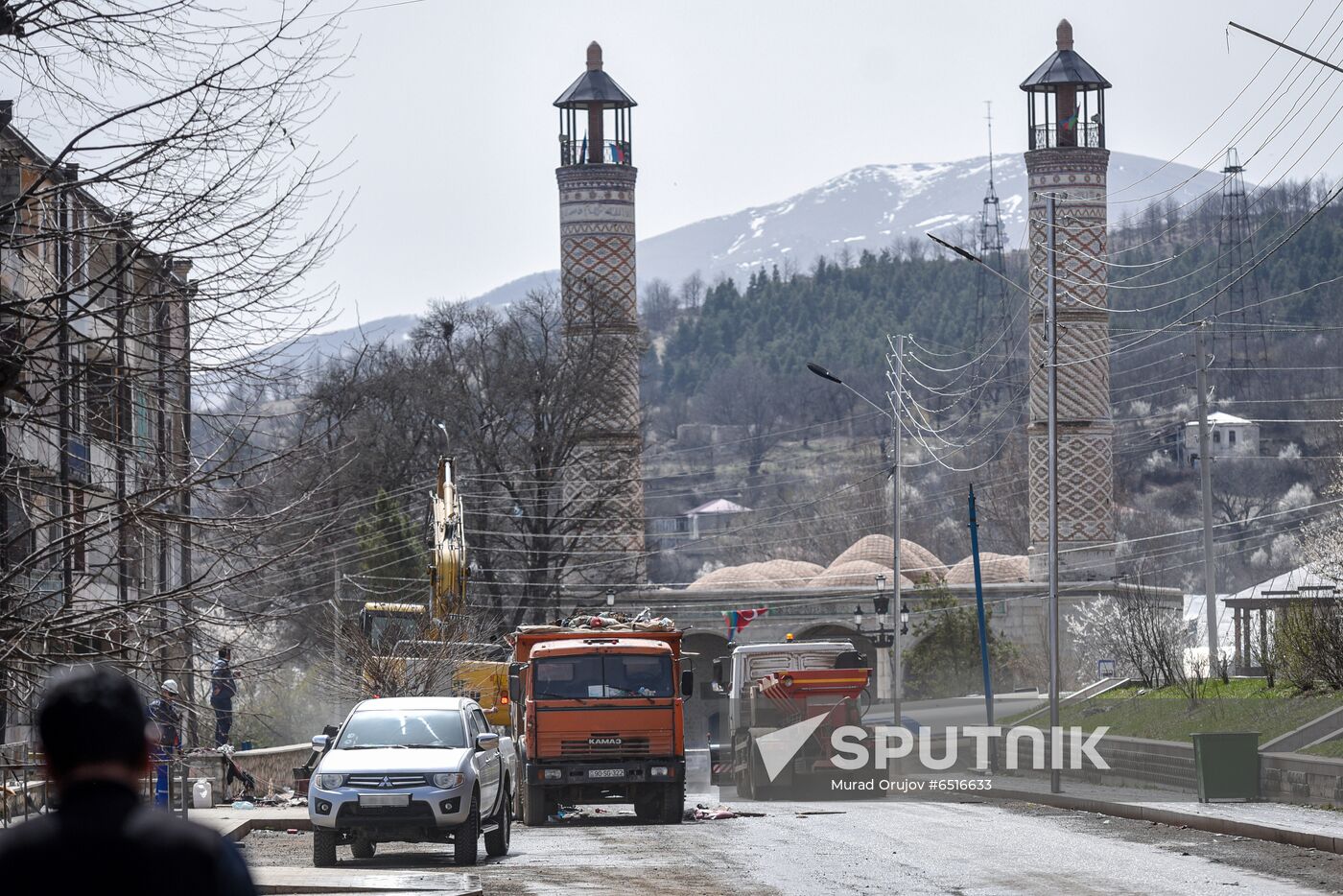 Azerbaijan Yukhari Govhar Agha Mosque