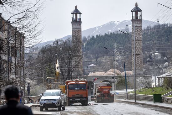 Azerbaijan Yukhari Govhar Agha Mosque