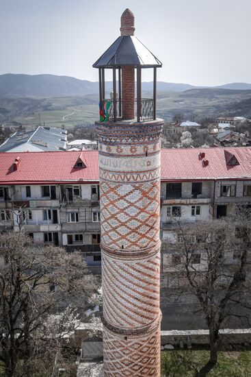 Azerbaijan Yukhari Govhar Agha Mosque