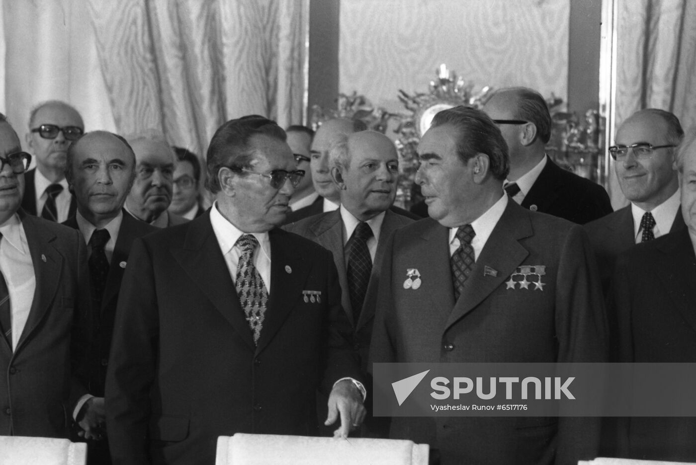 President of Yugoslavia Josip Broz Tito visits USSR