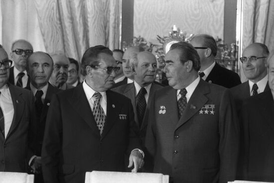 President of Yugoslavia Josip Broz Tito visits USSR