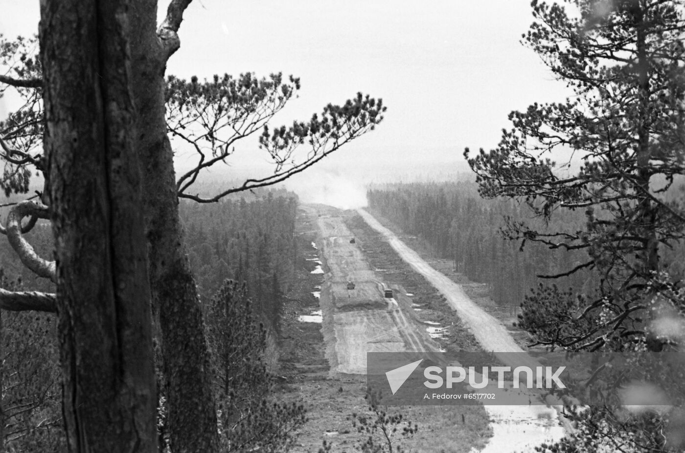 Building western section of Baikal-Amur Mainline