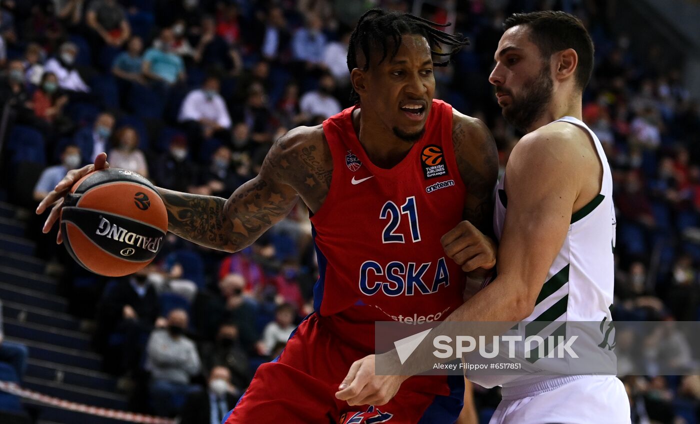 Russia Basketball Euroleague CSKA - Panathinaikos
