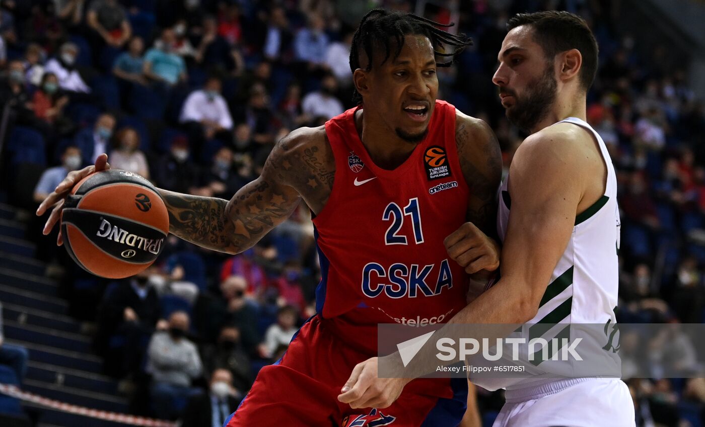 Russia Basketball Euroleague CSKA - Panathinaikos